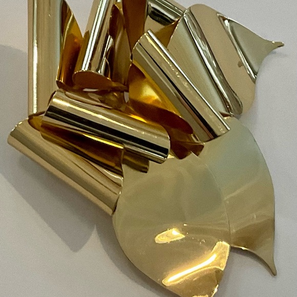 Dior Vintage Gold Tone Bow Brooch - Picture 2 of 11